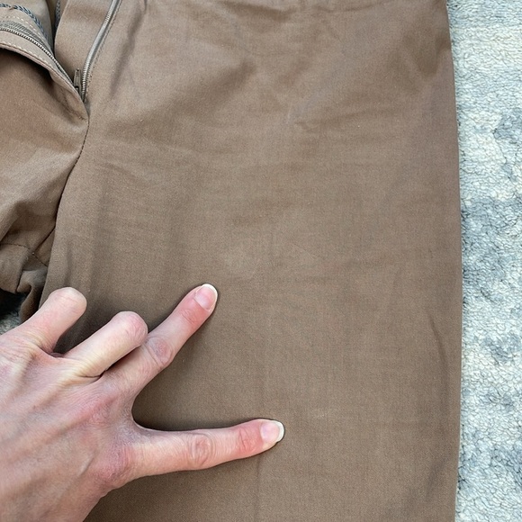 Brunello Cucinelli Brown Straight Leg Trouser Pants Office Career Sz 8 - Picture 11 of 11